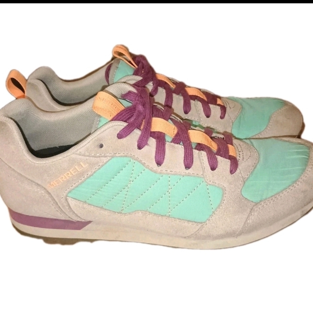 Merrell Sneaker Womens 6 Gray Alpine Athletic Hiking Lace Up Casual J002598